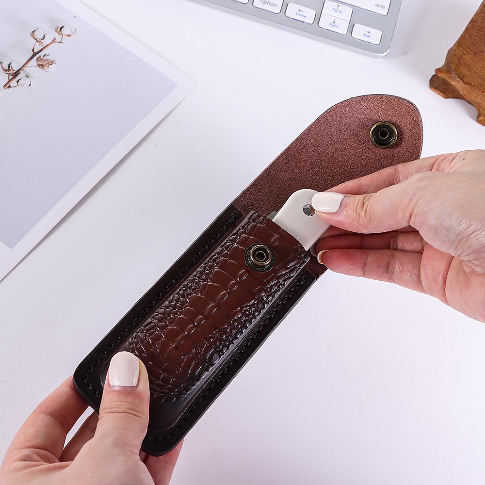 Cowhide Leather Sheath for Fol - Edc Everyday Carry Knives review and price